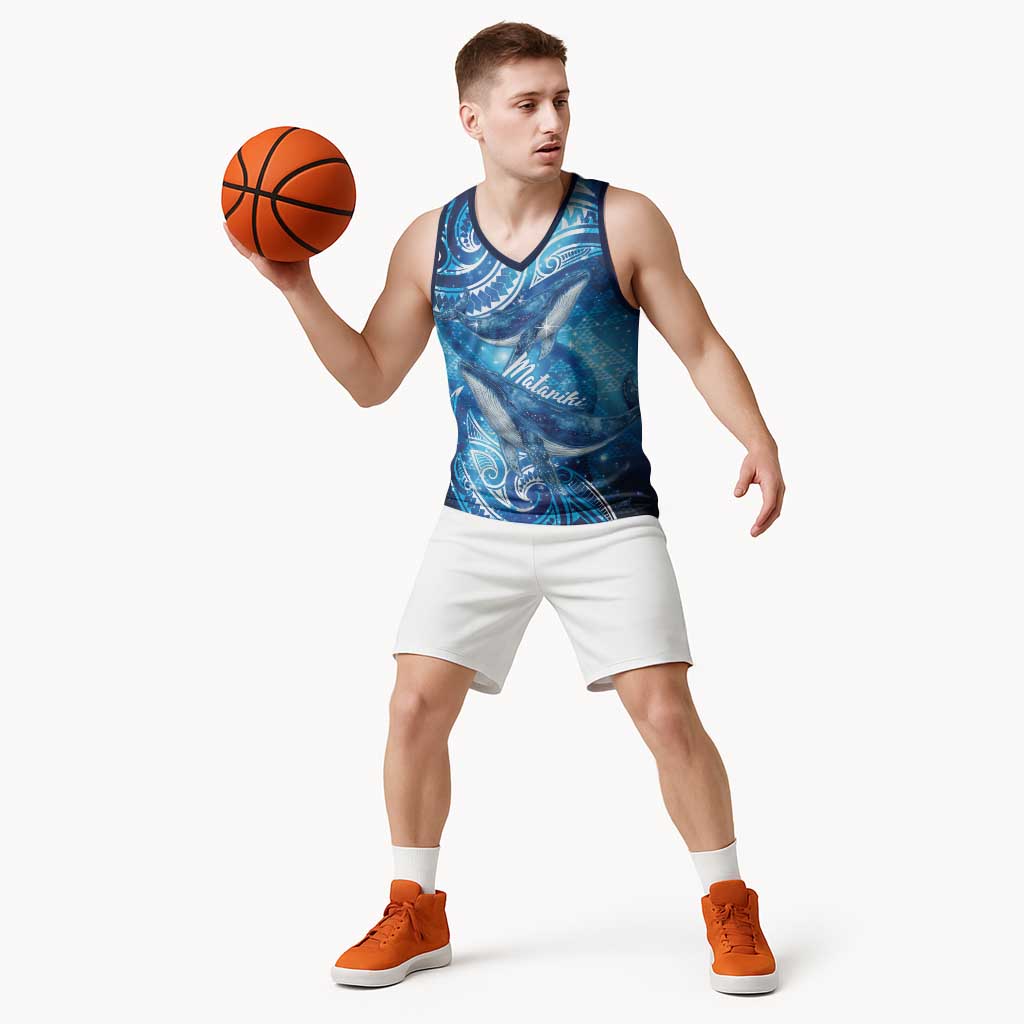 New Zealand Humpback Whale Matariki Basketball Jersey Maori New Year Taniko Niho Taniwha LT14 - Polynesian Pride