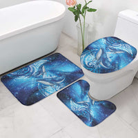 New Zealand Humpback Whale Matariki Bathroom Set Maori New Year Taniko Niho Taniwha