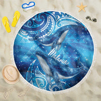 New Zealand Humpback Whale Matariki Beach Blanket Maori New Year Taniko Niho Taniwha