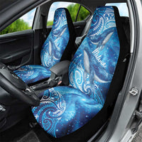 New Zealand Humpback Whale Matariki Car Seat Cover Maori New Year Taniko Niho Taniwha LT14 - Polynesian Pride