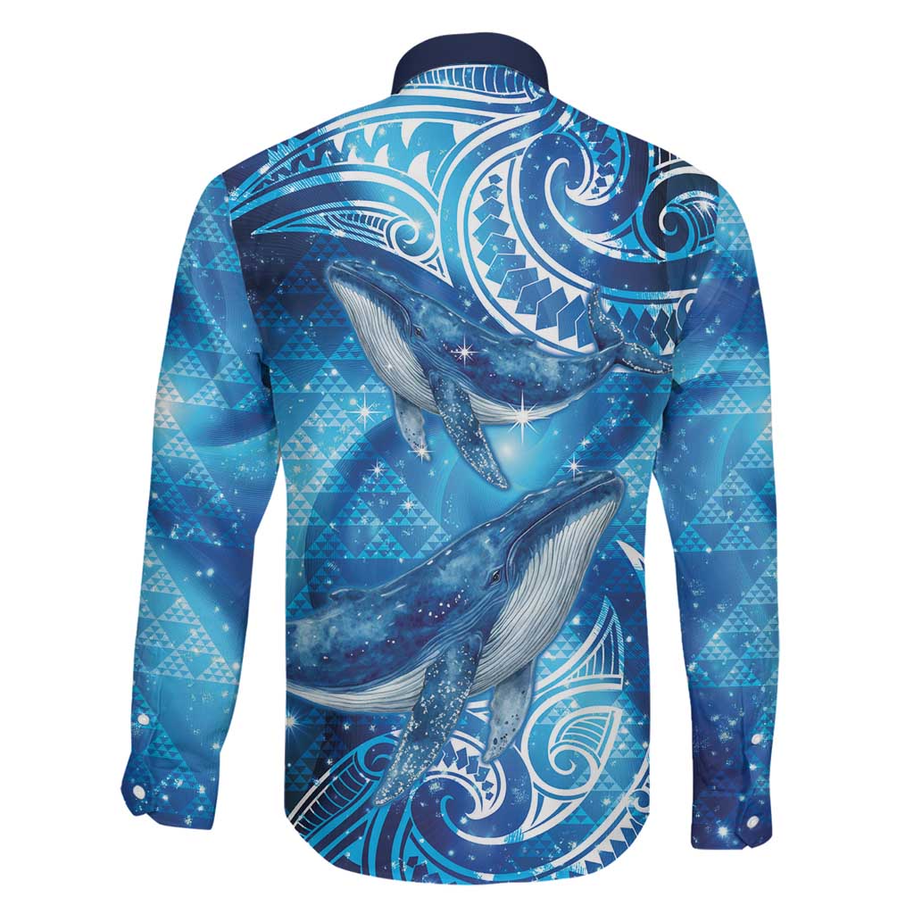 New Zealand Humpback Whale Matariki Family Matching Mermaid Dress and Hawaiian Shirt Maori New Year Taniko Niho Taniwha LT14 - Polynesian Pride