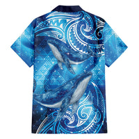New Zealand Humpback Whale Matariki Family Matching Summer Maxi Dress and Hawaiian Shirt Maori New Year Taniko Niho Taniwha LT14 - Polynesian Pride