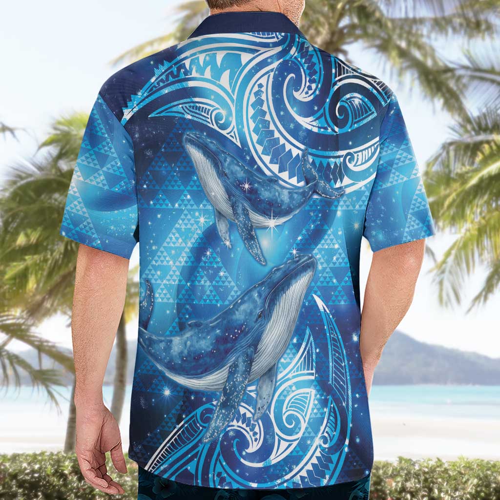 New Zealand Humpback Whale Matariki Hawaiian Shirt Maori New Year Taniko Niho Taniwha LT14 - Polynesian Pride