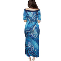 New Zealand Humpback Whale Matariki Puletasi Maori New Year Taniko Niho Taniwha LT14 - Polynesian Pride