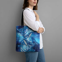 New Zealand Humpback Whale Matariki Tote Bag Maori New Year Taniko Niho Taniwha LT14 - Polynesian Pride