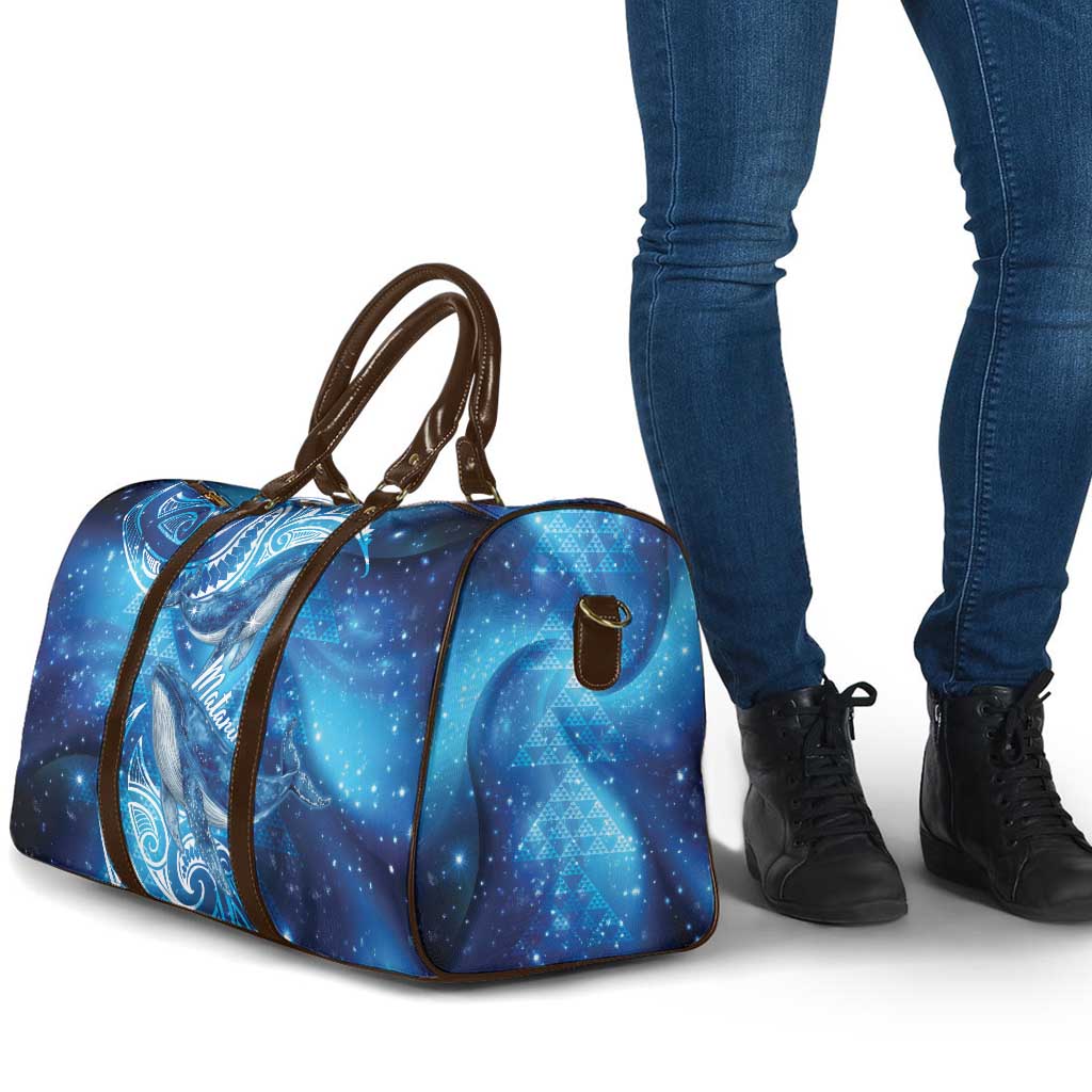 New Zealand Humpback Whale Matariki Travel Bag Maori New Year Taniko Niho Taniwha LT14 - Polynesian Pride