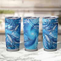 New Zealand Humpback Whale Matariki Tumbler Cup Maori New Year Taniko Niho Taniwha LT14 - Polynesian Pride