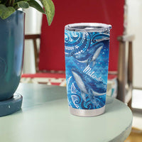 New Zealand Humpback Whale Matariki Tumbler Cup Maori New Year Taniko Niho Taniwha LT14 - Polynesian Pride