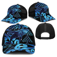Humpback Whale Matariki New Zealand Baseball Net Cap NZ Maori Paikea Poutama Luxury Blue