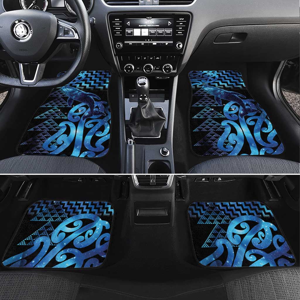 Humpback Whale Matariki New Zealand Car Mats NZ Maori Paikea Poutama Luxury Blue