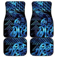 Humpback Whale Matariki New Zealand Car Mats NZ Maori Paikea Poutama Luxury Blue LT14 - Polynesian Pride