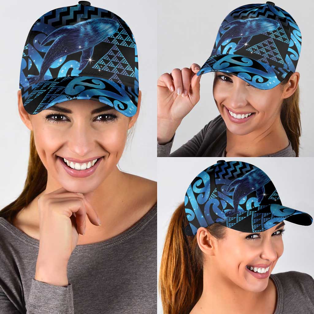 Humpback Whale Matariki New Zealand Classic Cap NZ Maori Paikea Poutama Luxury Blue