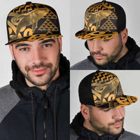 Humpback Whale Matariki New Zealand Mesh Trucker Cap NZ Maori Paikea Poutama Luxury Gold LT14 - Polynesian Pride