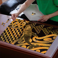 Humpback Whale Matariki New Zealand Puzzle NZ Maori Paikea Poutama Luxury Gold LT14 - Polynesian Pride