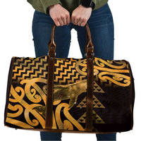 Humpback Whale Matariki New Zealand Travel Bag NZ Maori Paikea Poutama Luxury Gold LT14 Gold - Polynesian Pride
