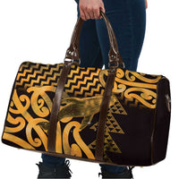 Humpback Whale Matariki New Zealand Travel Bag NZ Maori Paikea Poutama Luxury Gold LT14 - Polynesian Pride