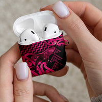 Humpback Whale Matariki New Zealand AirPods Case NZ Maori Paikea Poutama Luxury Pink LT14 - Polynesian Pride