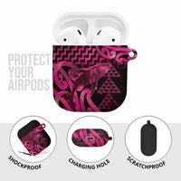 Humpback Whale Matariki New Zealand AirPods Case NZ Maori Paikea Poutama Luxury Pink LT14 - Polynesian Pride