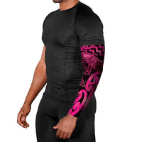 Humpback Whale Matariki New Zealand Arm Sleeves NZ Maori Paikea Poutama Luxury Pink LT14 - Polynesian Pride