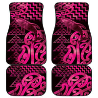 Humpback Whale Matariki New Zealand Car Mats NZ Maori Paikea Poutama Luxury Pink LT14 - Polynesian Pride