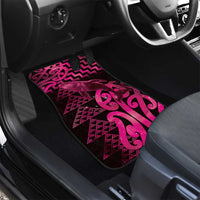 Humpback Whale Matariki New Zealand Car Mats NZ Maori Paikea Poutama Luxury Pink LT14 - Polynesian Pride
