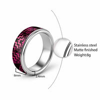 Humpback Whale Matariki New Zealand Classic Ring NZ Maori Paikea Poutama Luxury Pink