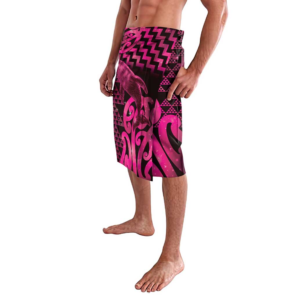 Humpback Whale Matariki New Zealand Lavalava NZ Maori Paikea Poutama Luxury Pink LT14 - Polynesian Pride
