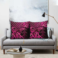 Humpback Whale Matariki New Zealand Pillow Cover NZ Maori Paikea Poutama Luxury Pink LT14 - Polynesian Pride