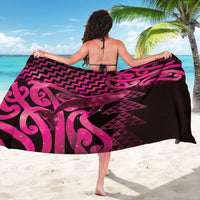 Humpback Whale Matariki New Zealand Sarong NZ Maori Paikea Poutama Luxury Pink LT14 - Polynesian Pride