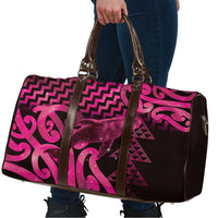 Humpback Whale Matariki New Zealand Travel Bag NZ Maori Paikea Poutama Luxury Pink LT14 - Polynesian Pride