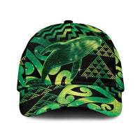 Humpback Whale Matariki New Zealand Classic Cap NZ Maori Paikea Poutama Luxury Green LT14 Universal Fit Green - Polynesian Pride
