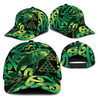 Humpback Whale Matariki New Zealand Classic Cap NZ Maori Paikea Poutama Luxury Green LT14 - Polynesian Pride