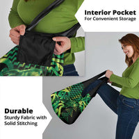 Humpback Whale Matariki New Zealand Grocery Bag NZ Maori Paikea Poutama Luxury Green LT14 - Polynesian Pride