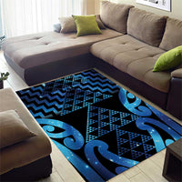 Taniko Motifs Matariki New Zealand Area Rug NZ Niho Taniwha Poutama