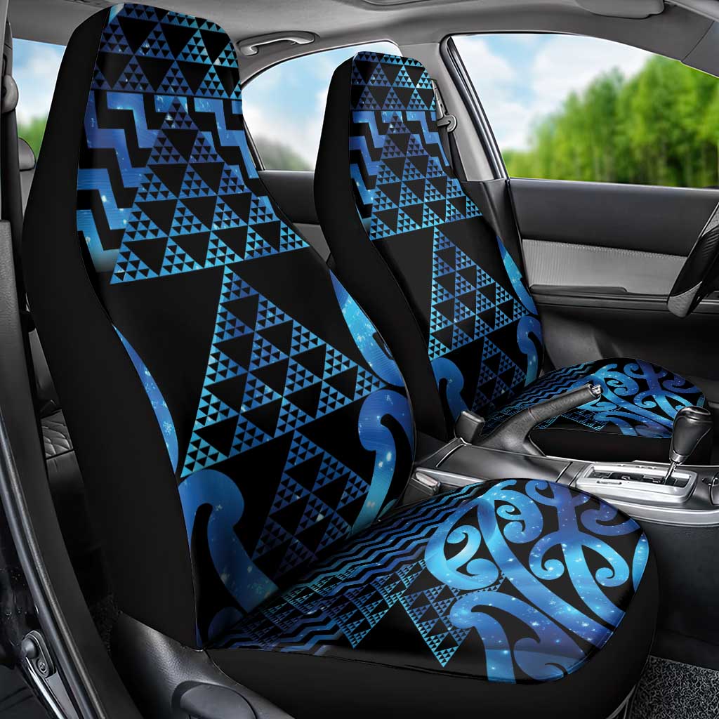 Taniko Motifs Matariki New Zealand Car Seat Cover NZ Niho Taniwha Poutama LT14 - Polynesian Pride
