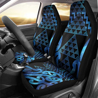 Taniko Motifs Matariki New Zealand Car Seat Cover NZ Niho Taniwha Poutama LT14 - Polynesian Pride