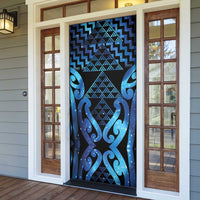 Taniko Motifs Matariki New Zealand Door Cover NZ Niho Taniwha Poutama LT14 - Polynesian Pride
