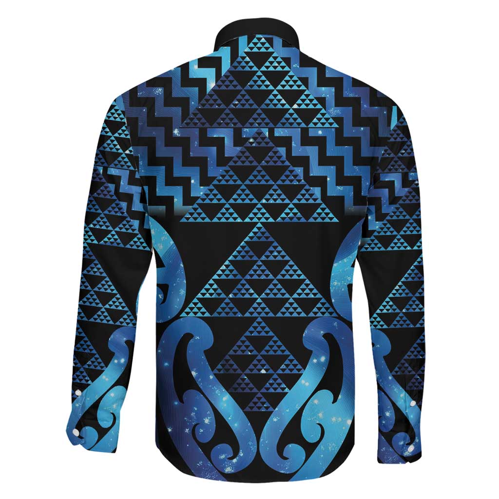 Taniko Motifs Matariki New Zealand Family Matching Puletasi and Hawaiian Shirt NZ Niho Taniwha Poutama LT14 - Polynesian Pride