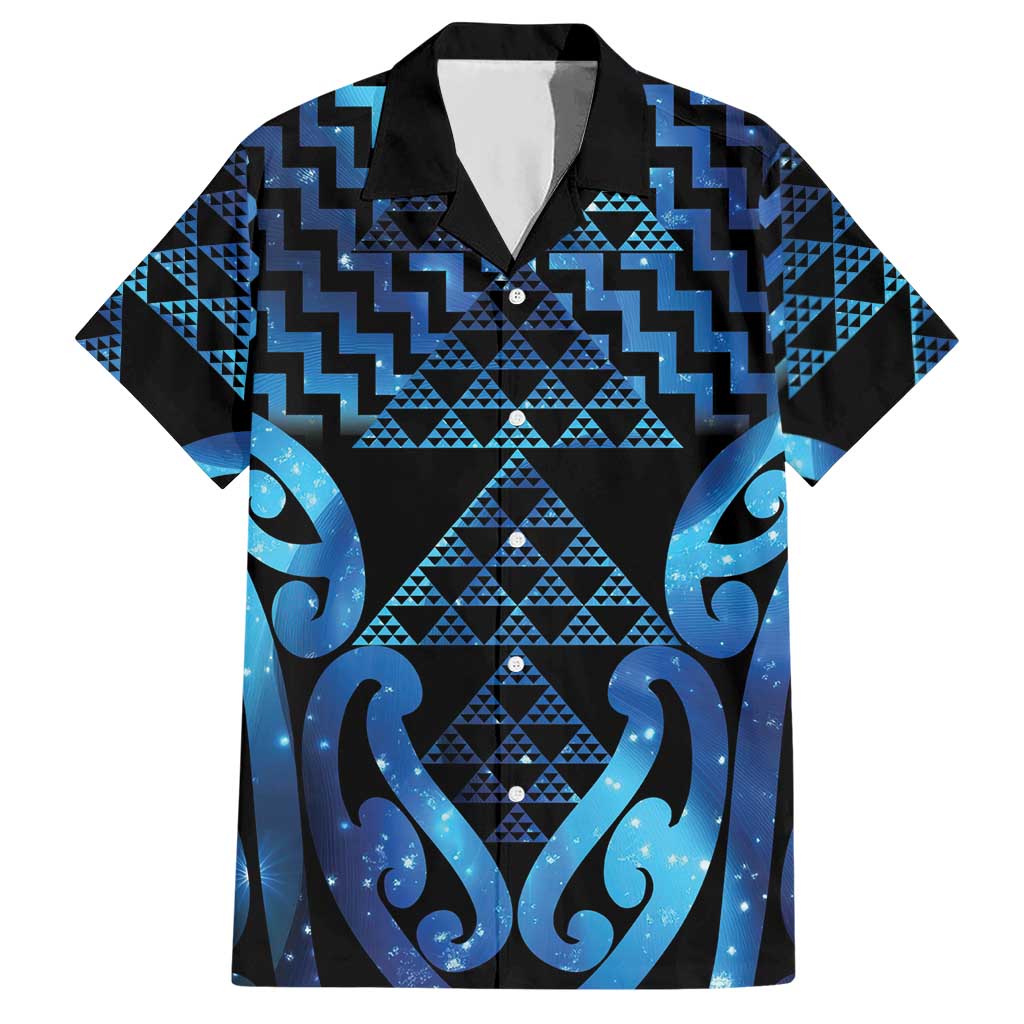 Taniko Motifs Matariki New Zealand Hawaiian Shirt NZ Niho Taniwha Poutama
