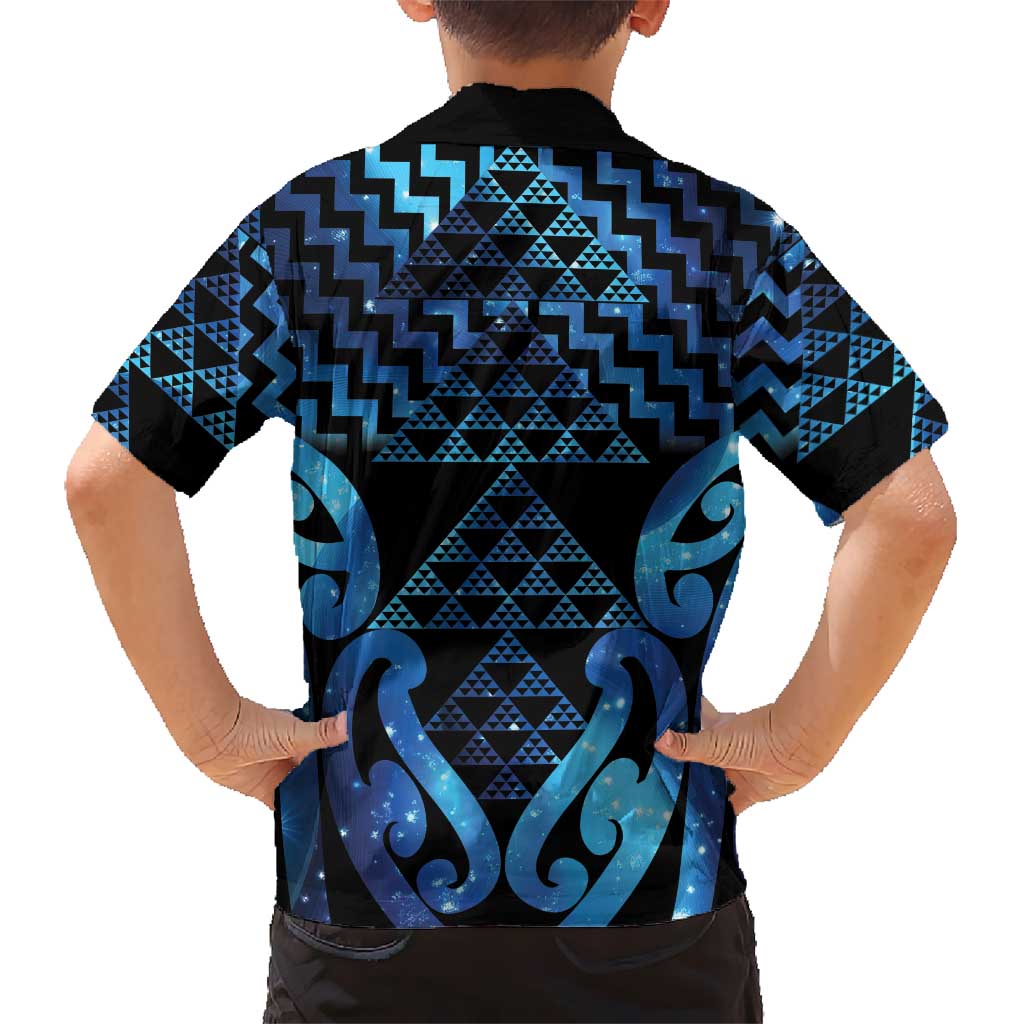 Taniko Motifs Matariki New Zealand Hawaiian Shirt NZ Niho Taniwha Poutama LT14 - Polynesian Pride