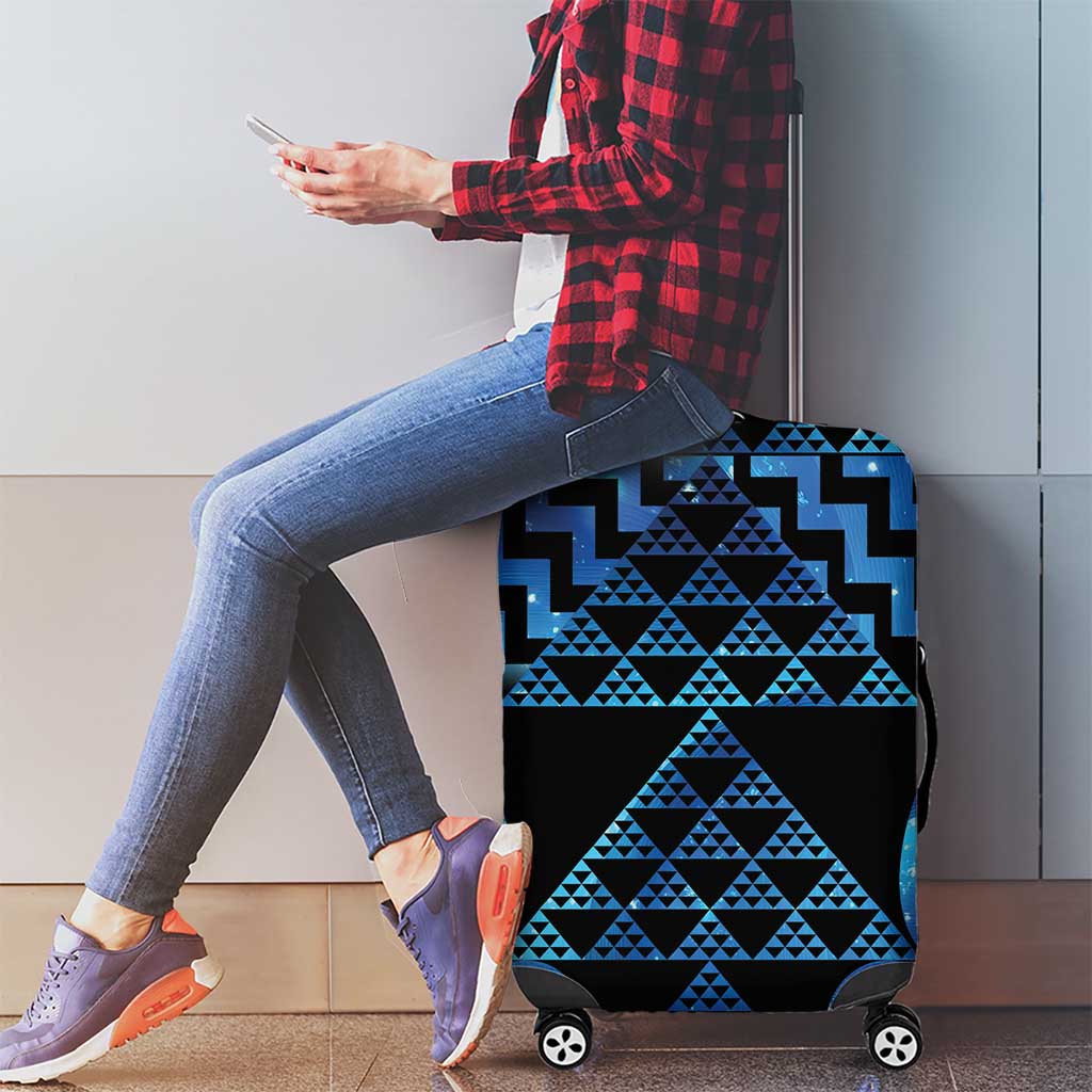 Taniko Motifs Matariki New Zealand Luggage Cover NZ Niho Taniwha Poutama LT14 - Polynesian Pride