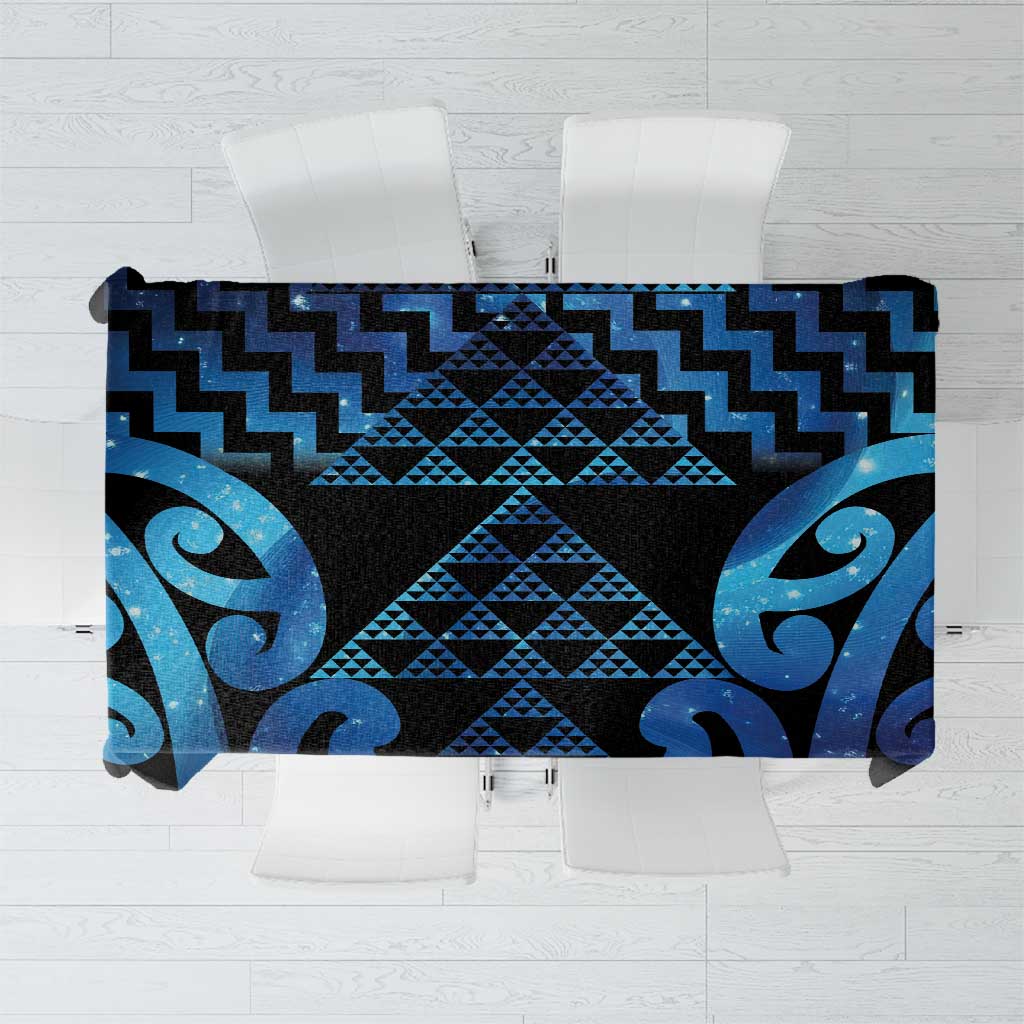 Taniko Motifs Matariki New Zealand Tablecloth NZ Niho Taniwha Poutama