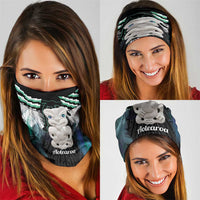 Aotearoa Korowai Motif Neck Gaiter Hei Tiki Poutama Maori Pattern LT14 - Polynesian Pride