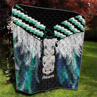 Aotearoa Korowai Motif Quilt Hei Tiki Poutama Maori Pattern LT14 - Polynesian Pride