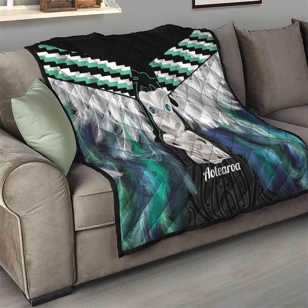 Aotearoa Korowai Motif Quilt Hei Tiki Poutama Maori Pattern LT14 - Polynesian Pride