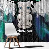 Aotearoa Korowai Motif Window Curtain Hei Tiki Poutama Maori Pattern