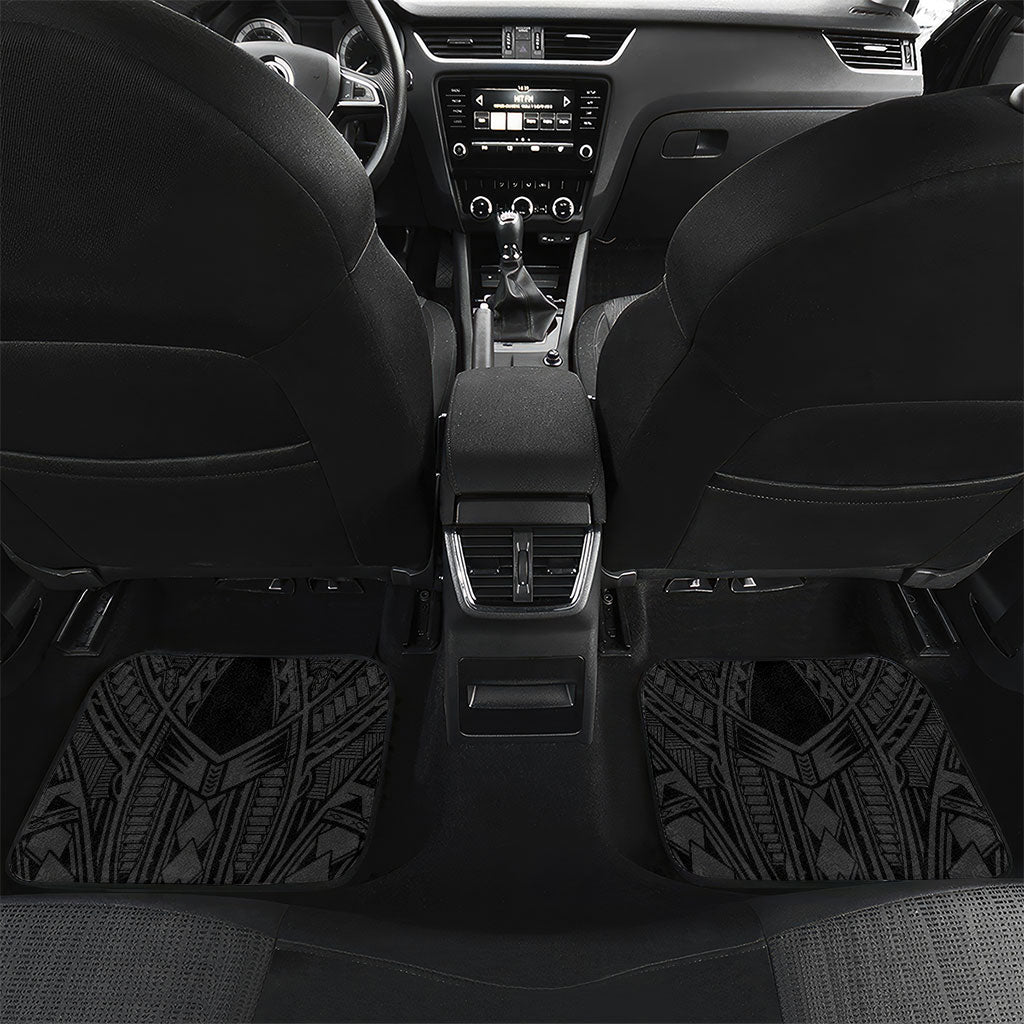 Guam Blue Marlin Fishing Car Mats Guahan Fish Hook Tattoo Black Version