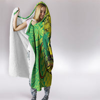 Hawaii Blue Marlin Fishing Hooded Blanket Hawaiian Kanaka Kakau Reggae LT14 - Polynesian Pride