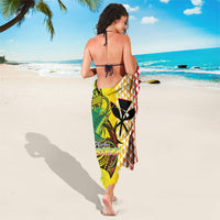 Hawaii Blue Marlin Fishing Sarong Hawaiian Kanaka Kakau Reggae
