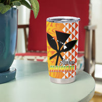 Hawaii Blue Marlin Fishing Tumbler Cup Hawaiian Kanaka Kakau Reggae LT14 - Polynesian Pride